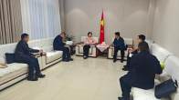 王丽媛与国家开发银行湖北省分行会商合作事宜